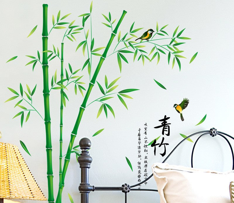 Bamboo Sticker Wall Paper Self-adhesive Household