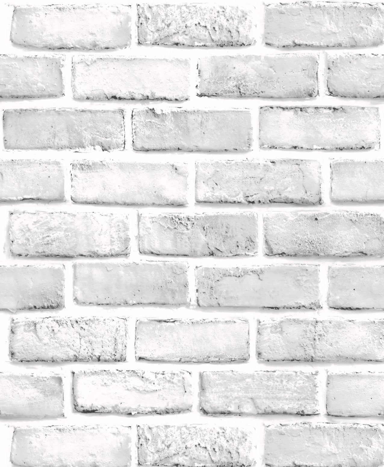 Simulation Brick Pattern WhiteBrick Wall Paper Sticker