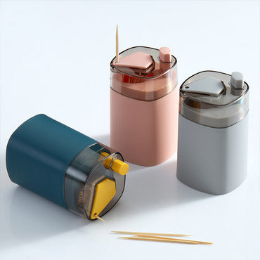 Press-type Creative Automatic Pop-up Toothpick Bucket